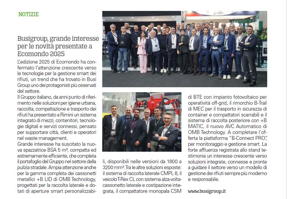 Busigroup Ecomondo 2025