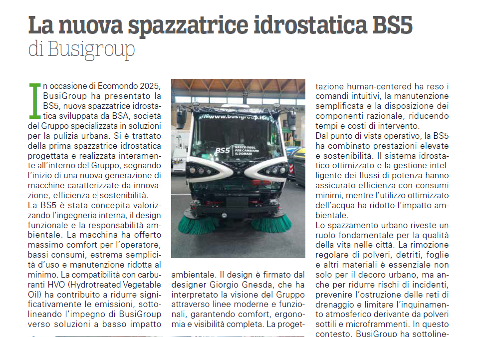 GSA - Spazzatrice BS5