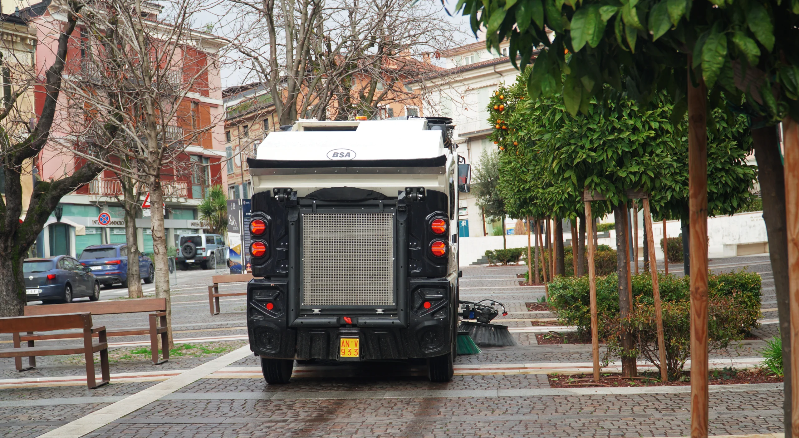 spazzatrice stradale bs5 per la pulizia delle strade
