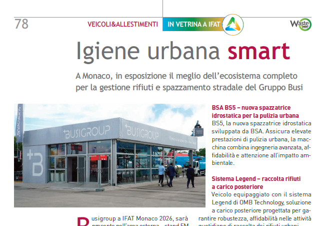 Waste Aprile IFAT 2026 Busigroup