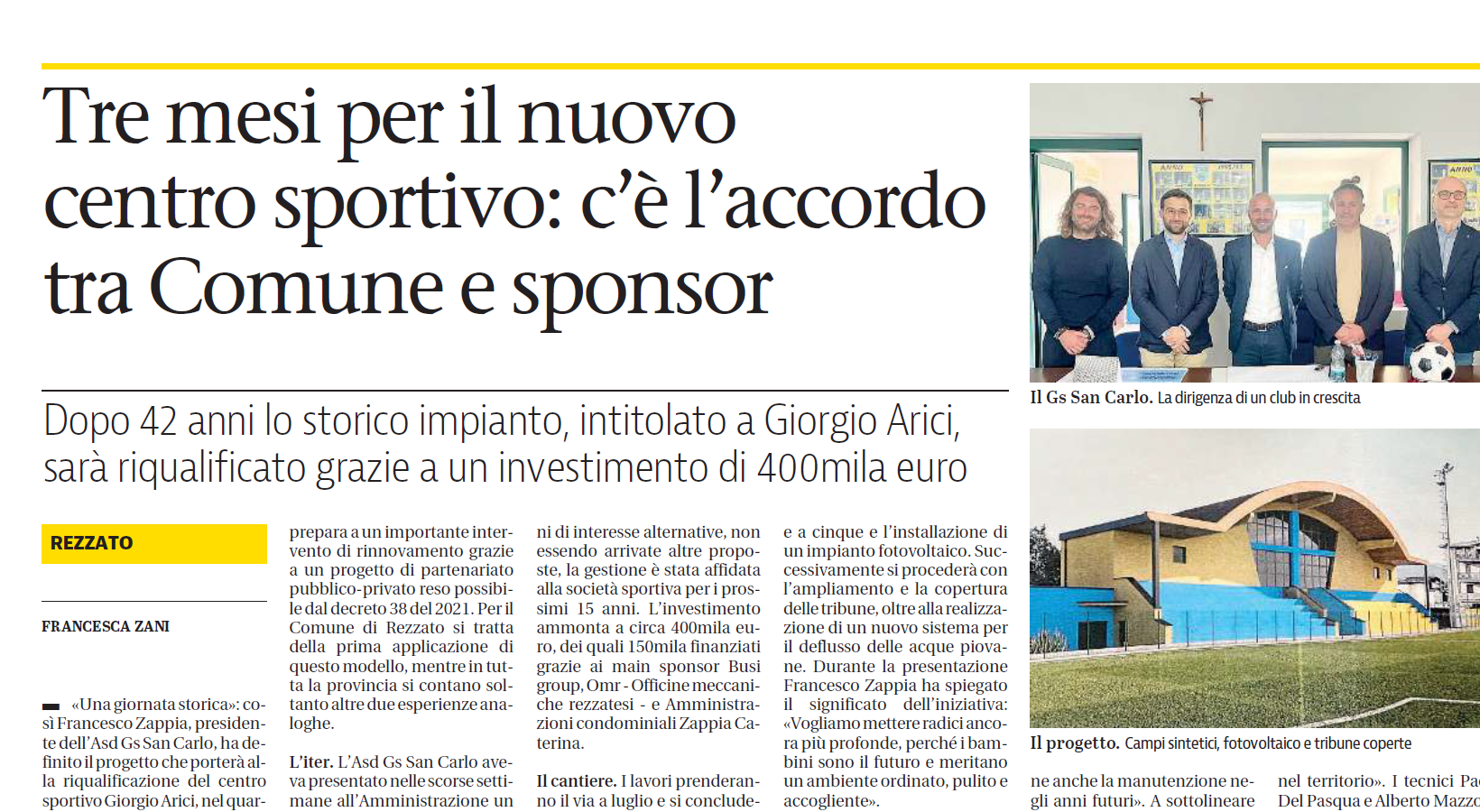 Busi sponsor sancarlo